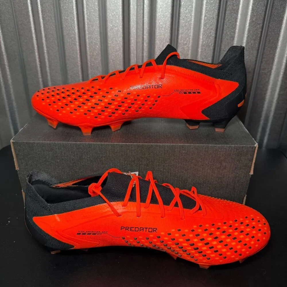 adidas PREDATOR ACCURACY.1 Low FG Soccer Cleats Orange GW4574 Men’s Size 11.5